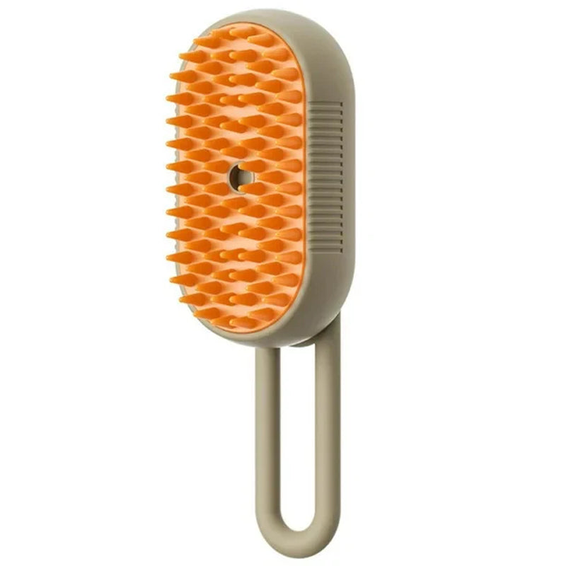 3-in-1 Steamy Pet Brush for Grooming & Massage