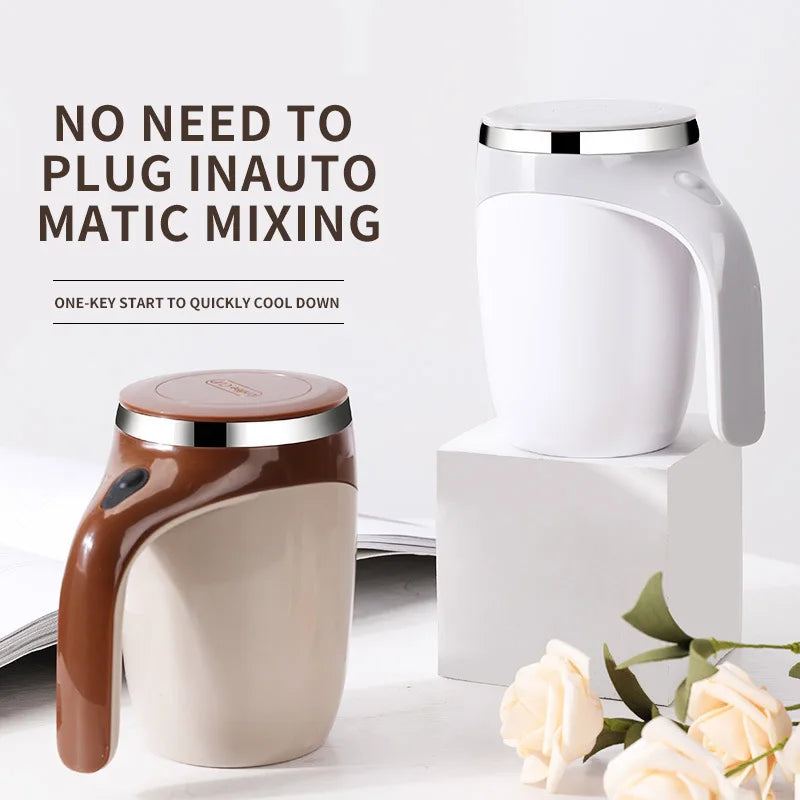 SpinSip™ Automatic Stirring Mug