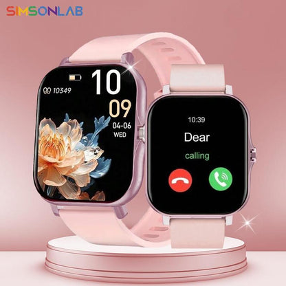 IMSONLAB  HD Smartwatch with BT Calling & Sports Tracking – Android & iOS Compatible