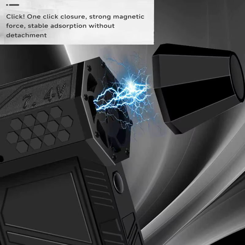 Mini Turbo Jet Fan Electric Air Duster with Adjustable 3-Speed Settings, 130,000 RPM Wind Speed, 52 m/s - Ideal for Car and Computer Cleaning