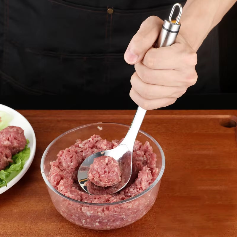  Stainless Steel Non-Stick Meatball Maker & Food Processor"