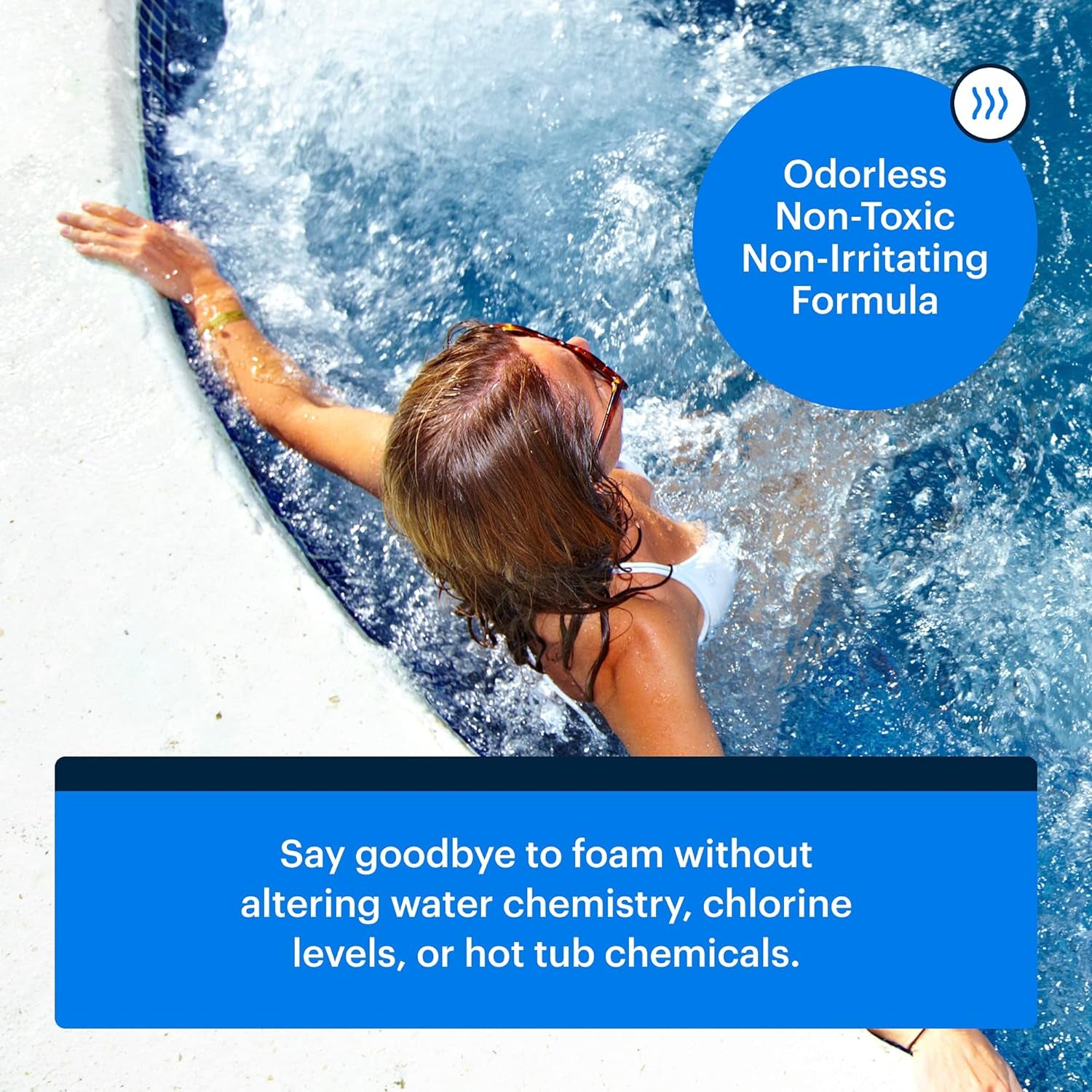Hot Tub™ Fast-Acting Defoamer for Clear Water
