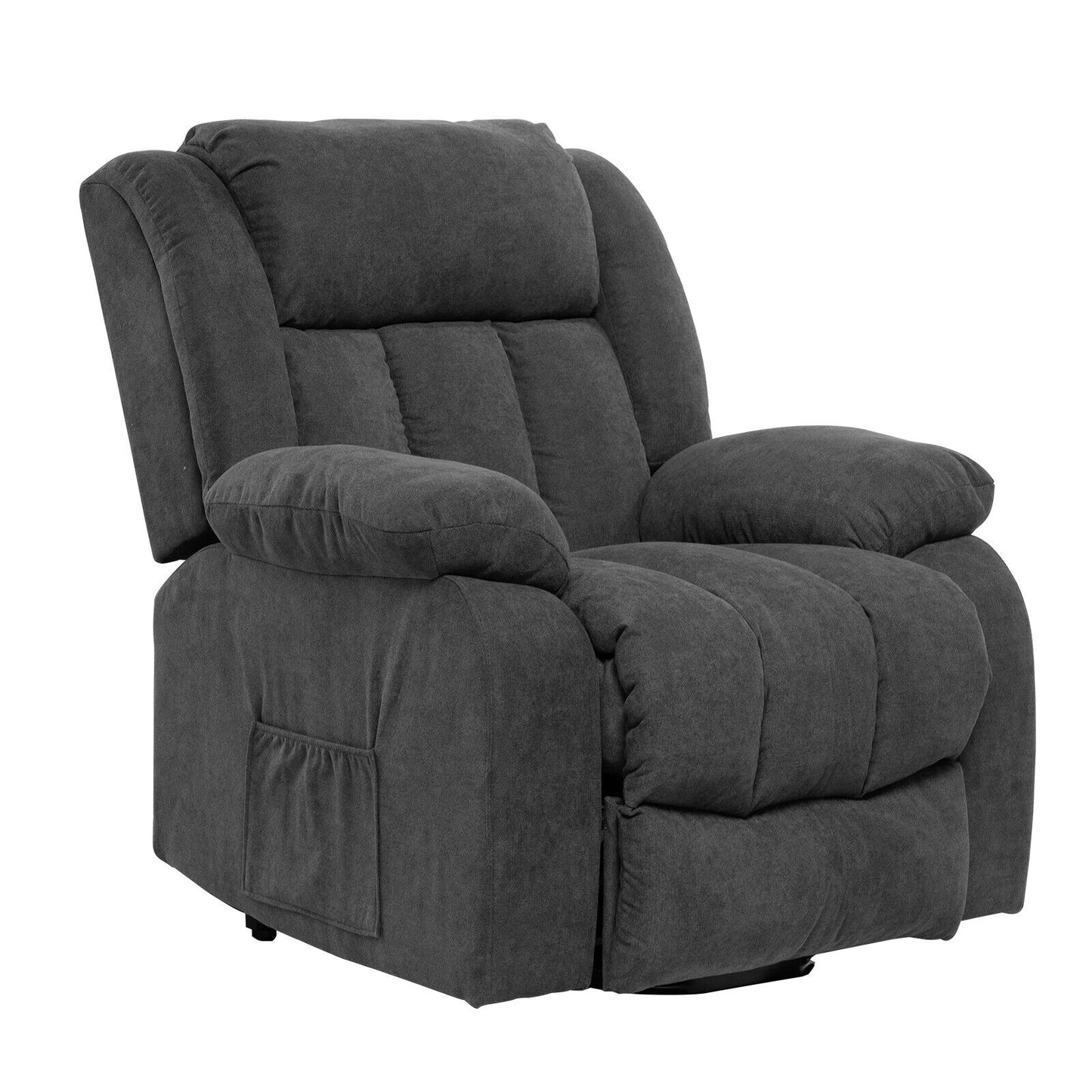 Power Lift Massage Recliner Chair for Elderly Heated Fabric Recliner Ergonomic