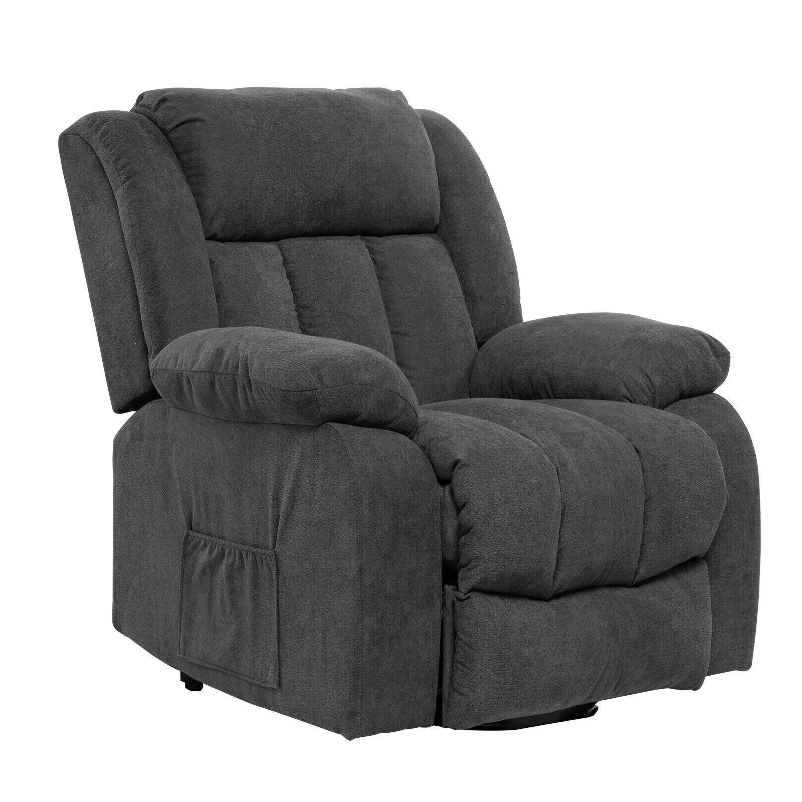 Power Lift Massage Recliner Chair for Elderly Heated Fabric Recliner Ergonomic