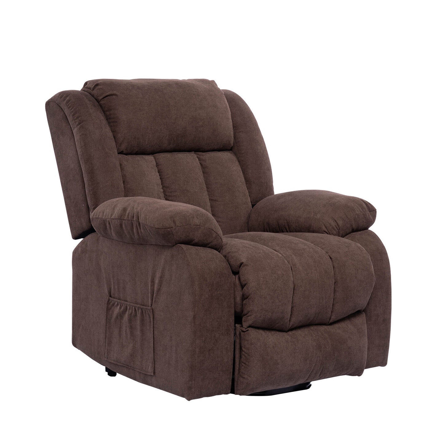 Power Lift Massage Recliner Chair for Elderly Heated Fabric Recliner Ergonomic