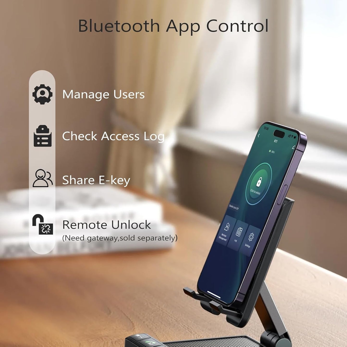 LockMate™ Fingerprint Knob
