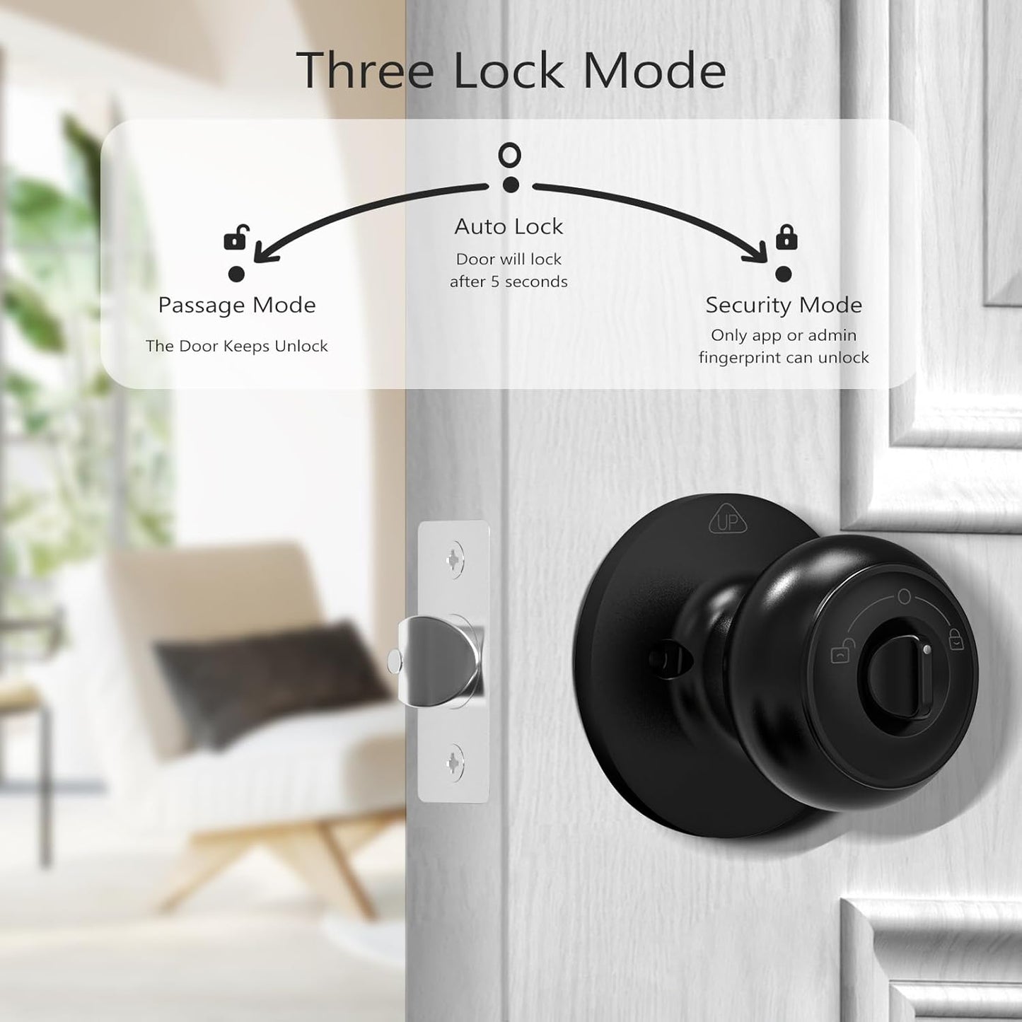 LockMate™ Fingerprint Knob