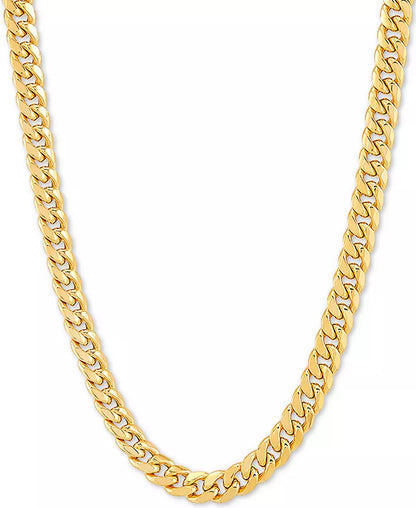Miami Cuban Link 18" Chain Necklace (6Mm) in 10K Gold