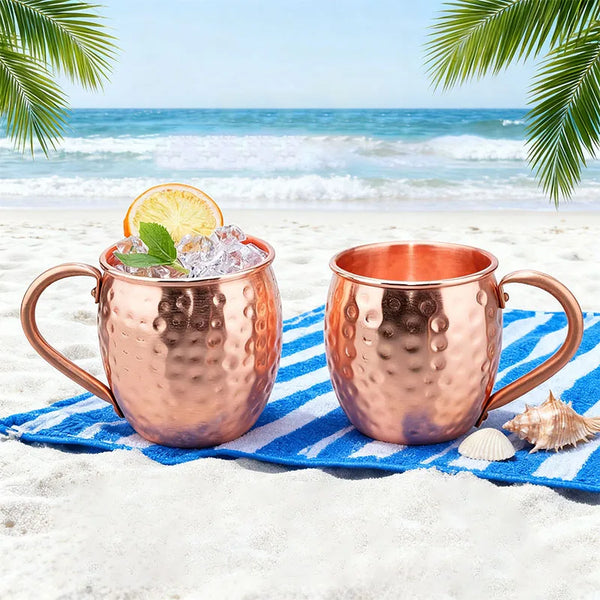 PureMule Copper Authentic Moscow Mule Mugs