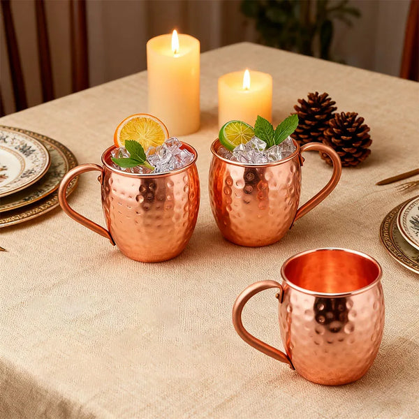 PureMule Copper Authentic Moscow Mule Mugs