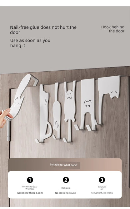 Youqin Hot Punch-Free Bedroom Clothes Hat Hook