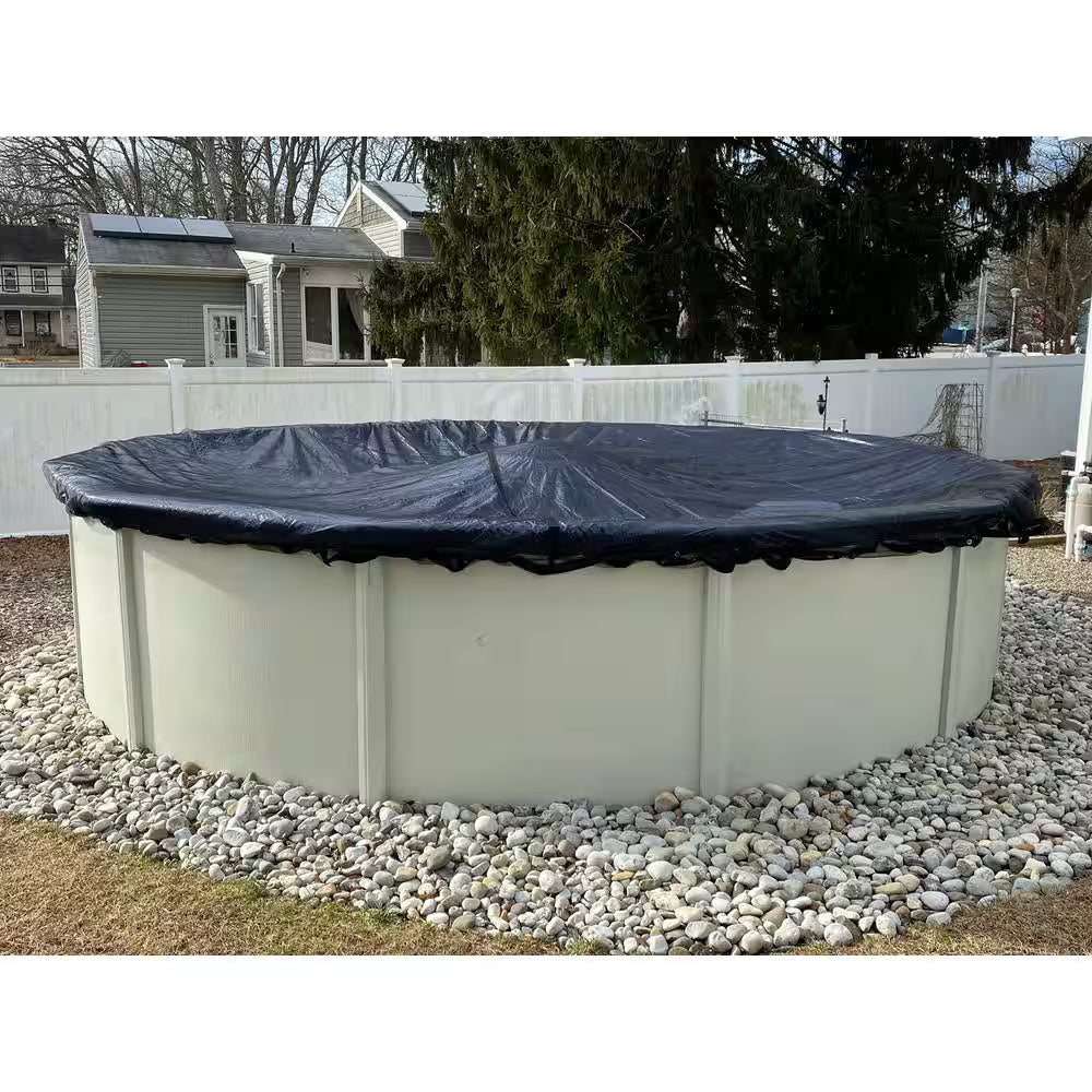15 Ft. round Pool Winter Leaf Net Cover for Above-Ground Pools