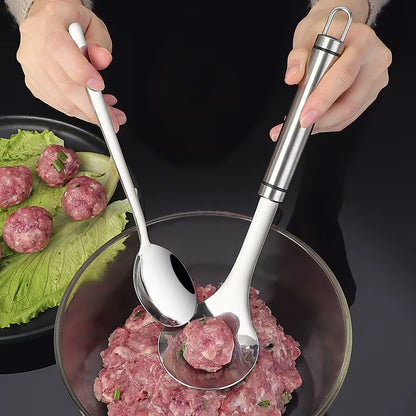  Stainless Steel Non-Stick Meatball Maker & Food Processor"