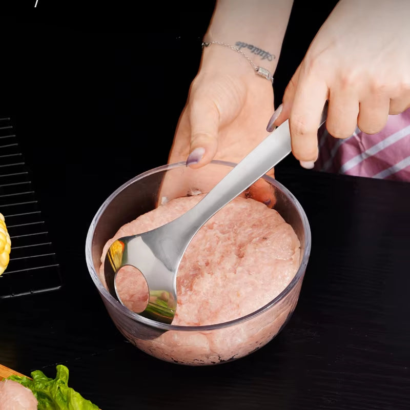  Stainless Steel Non-Stick Meatball Maker & Food Processor"