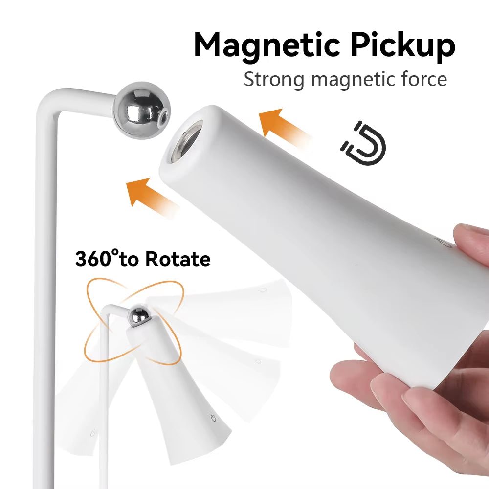USB Rechargeable Touch-Control LED Desk Lamp
